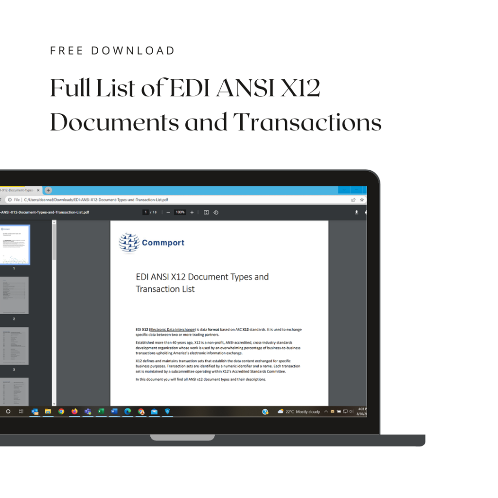 Free Download Full List of EDI ANSI X12