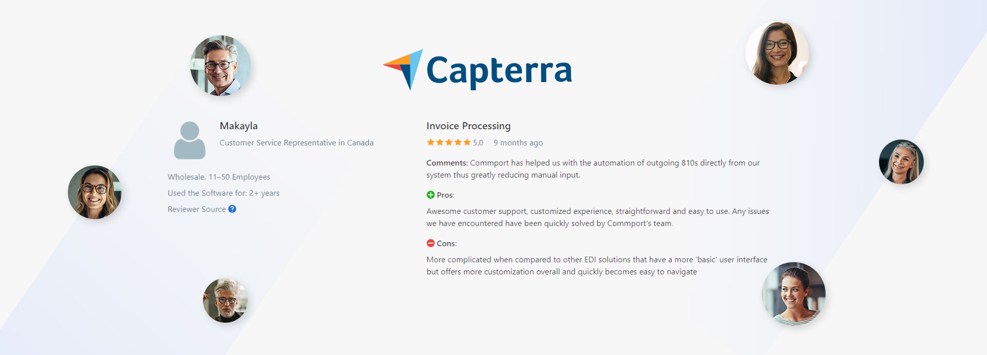 Commport Capterra Customer Review
