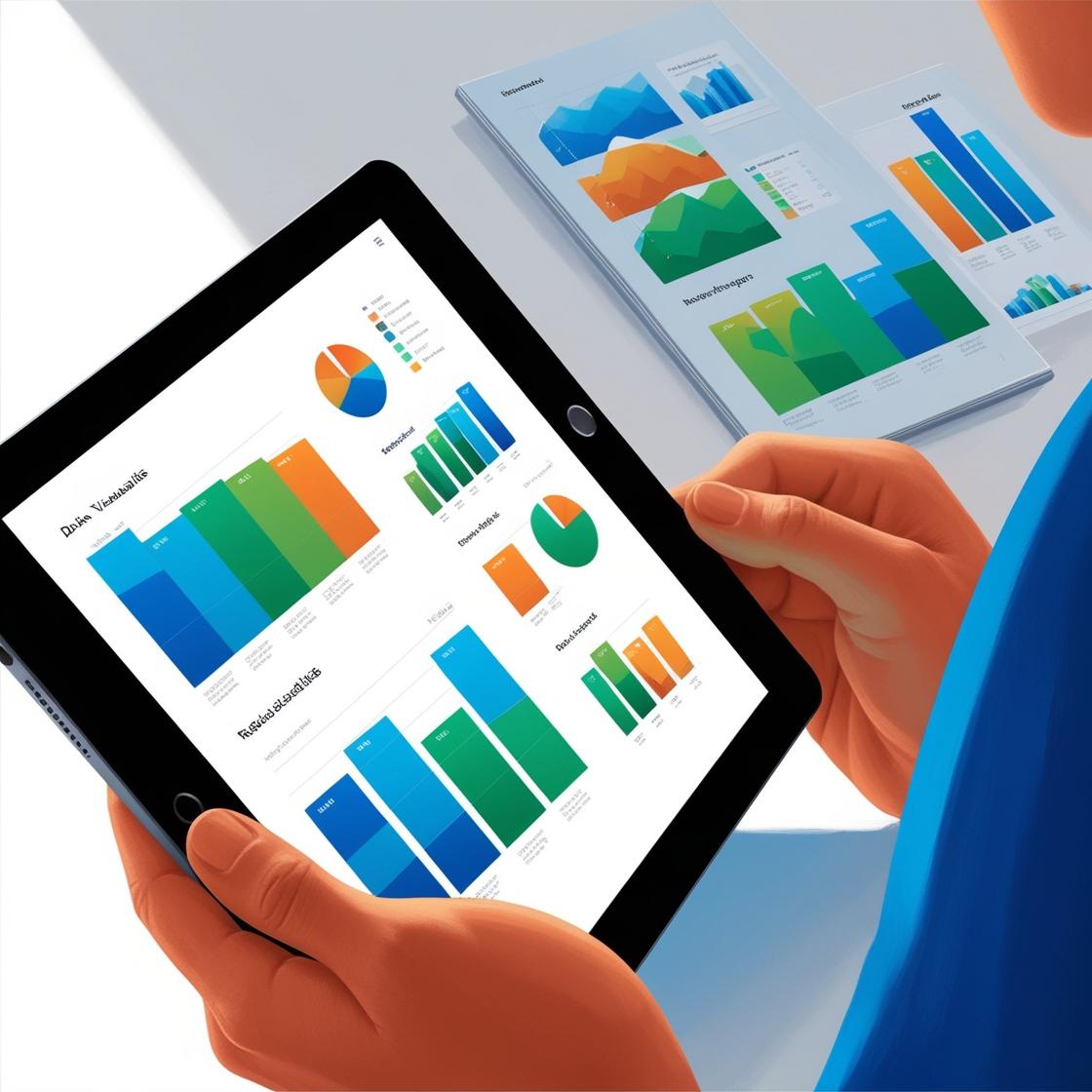 Person Holding Tablet