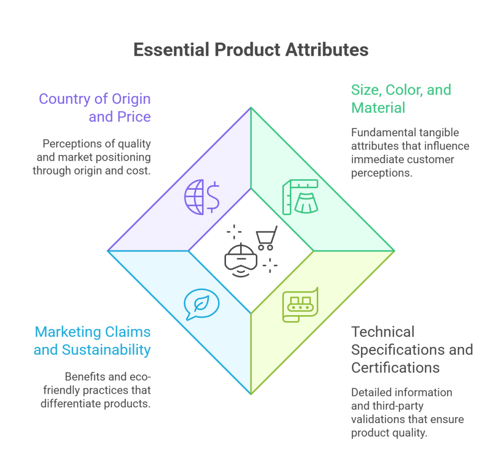 Common Product Attribute Examples - visual selection