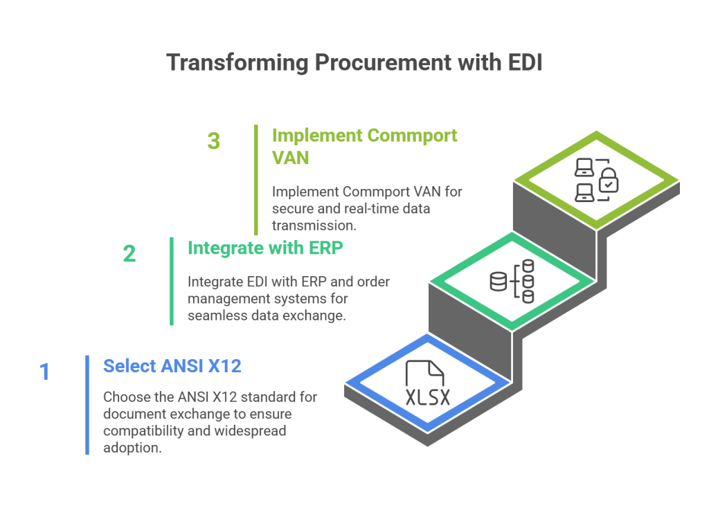 EDI Implementation Strategy and Tools Used - visual selection