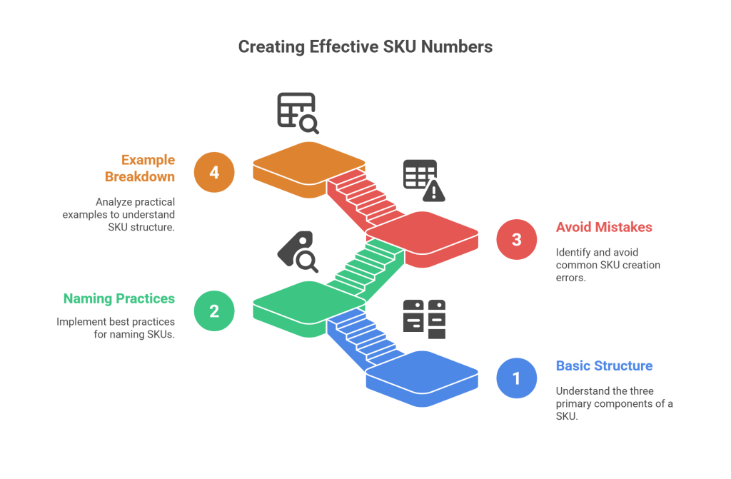 How to Create a SKU Number - visual selection