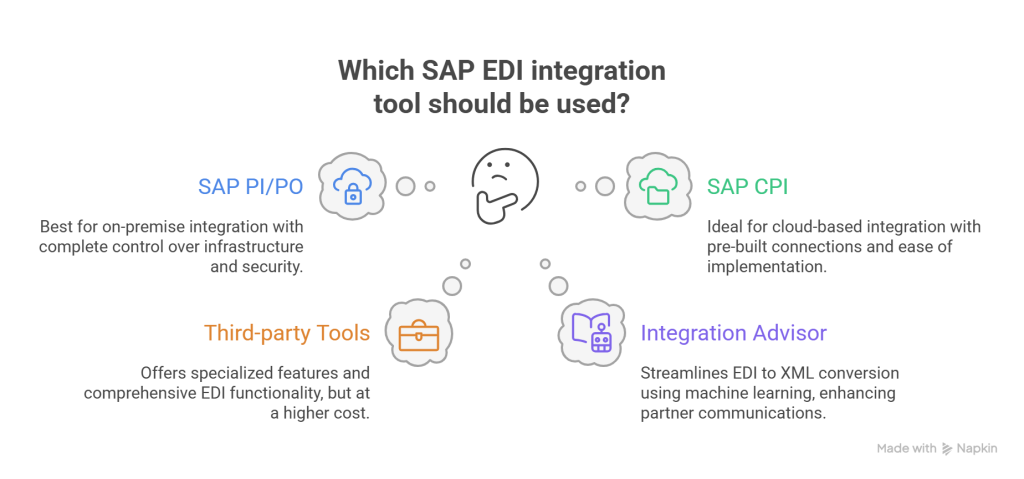 Key Tools and Technologies for SAP EDI Integration - visual selection