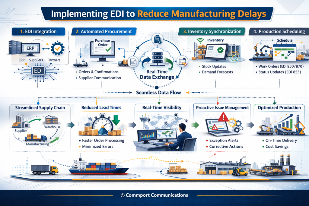 How EDI Mitigates Supply Chain Delays