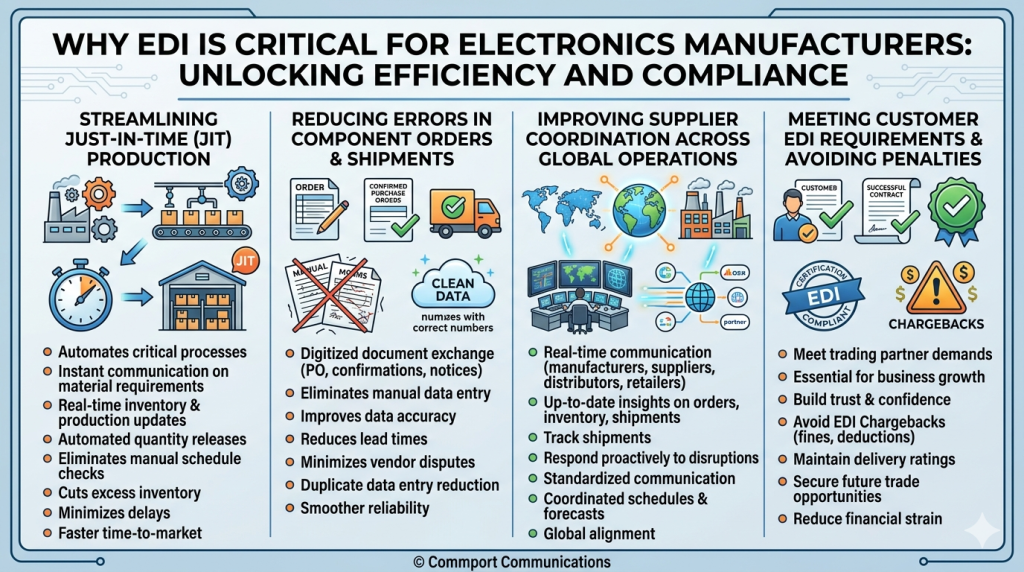 Why EDI Implementation is Critical for Electronics Manufacturers